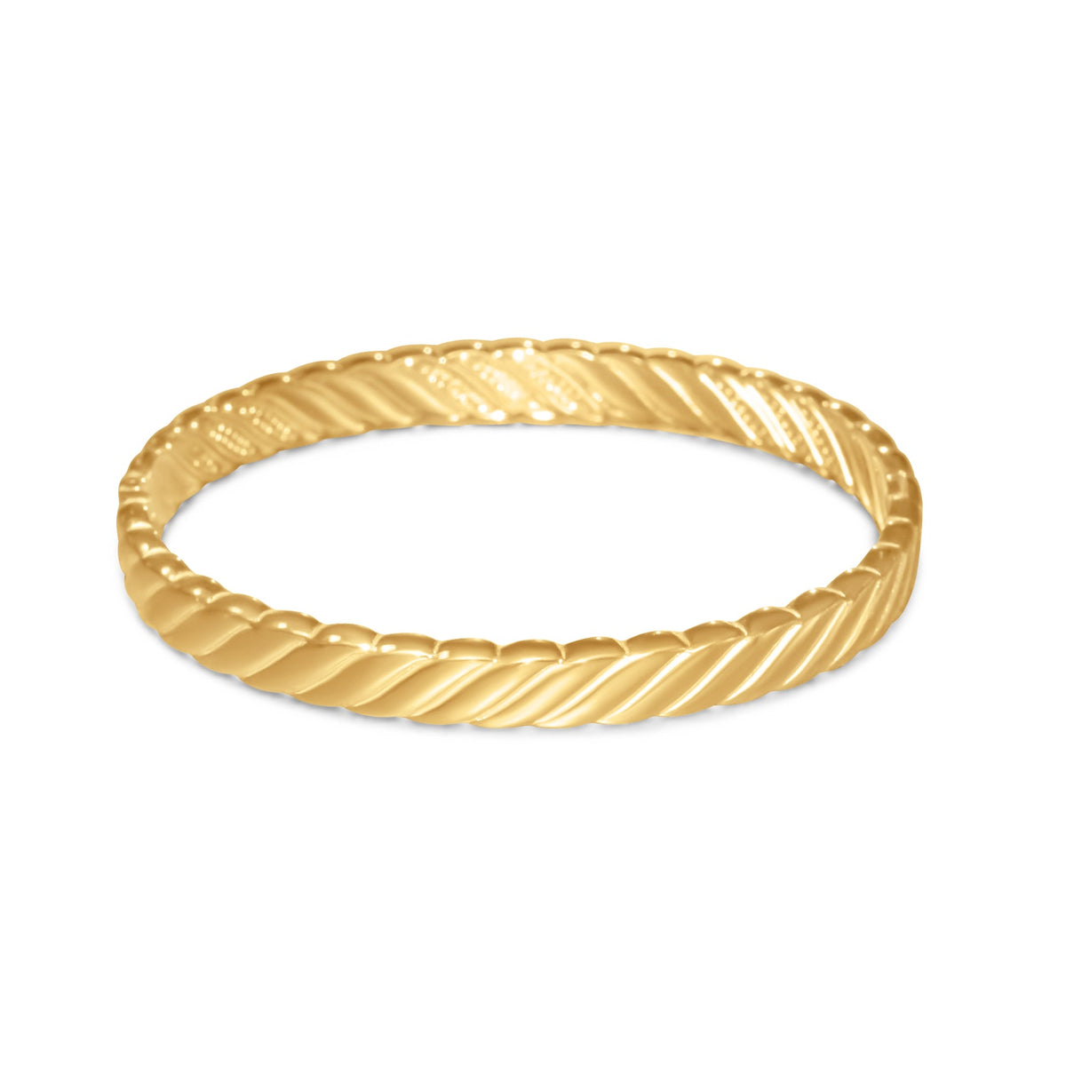 Patterned Twist Bangle
