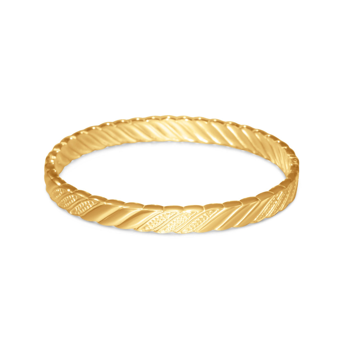 Patterned Twist Bangle