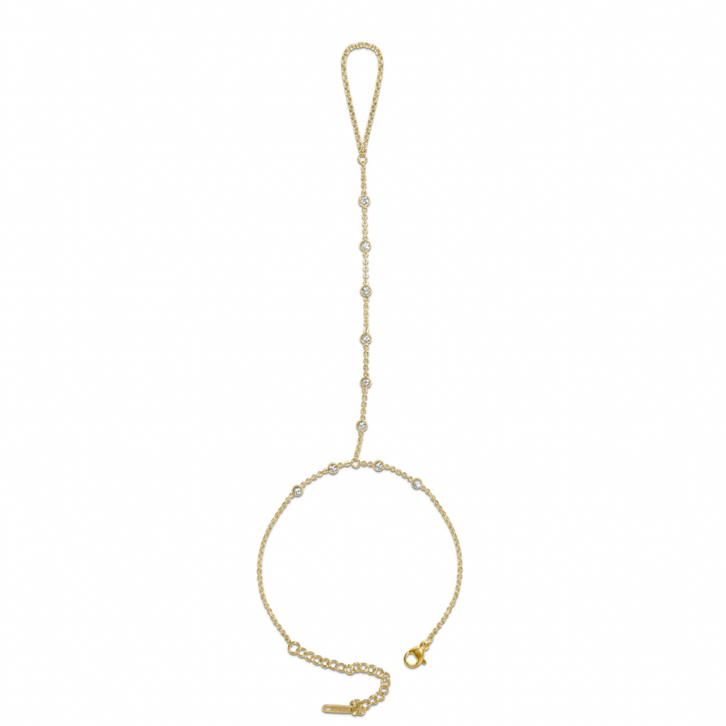 Diamonds Beaded Hand Chain