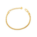 Mesh Knit Link Chain Bracelet